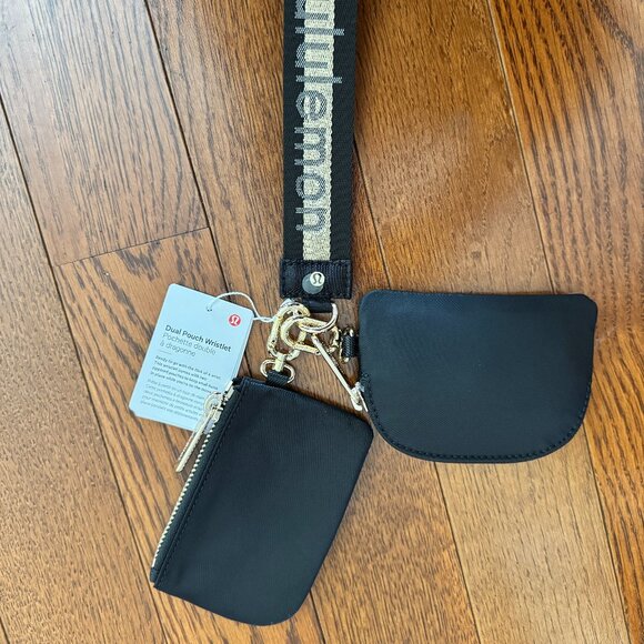 NWT Lululemon Dual Pouch Wristlet Wordmark - Picture 3 of 7